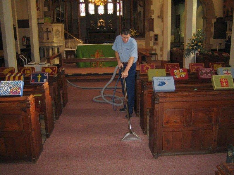 Church carpet cleaning Teignmuth