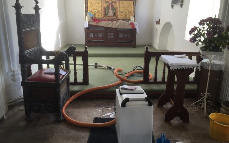 Church carpet cleaning in Ashcombe